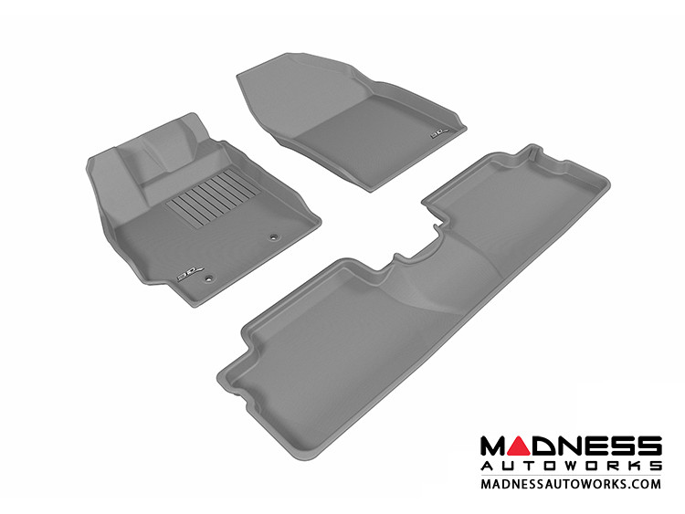 Scion XB Floor Mats (Set of 3) - Gray by 3D MAXpider